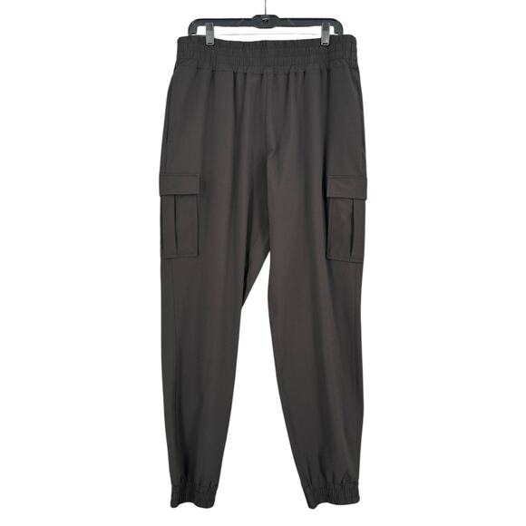32 Degrees Cool Black Cargo Pockets‎ Elastic Waistband Joggers Size Large - Picture 1 of 8